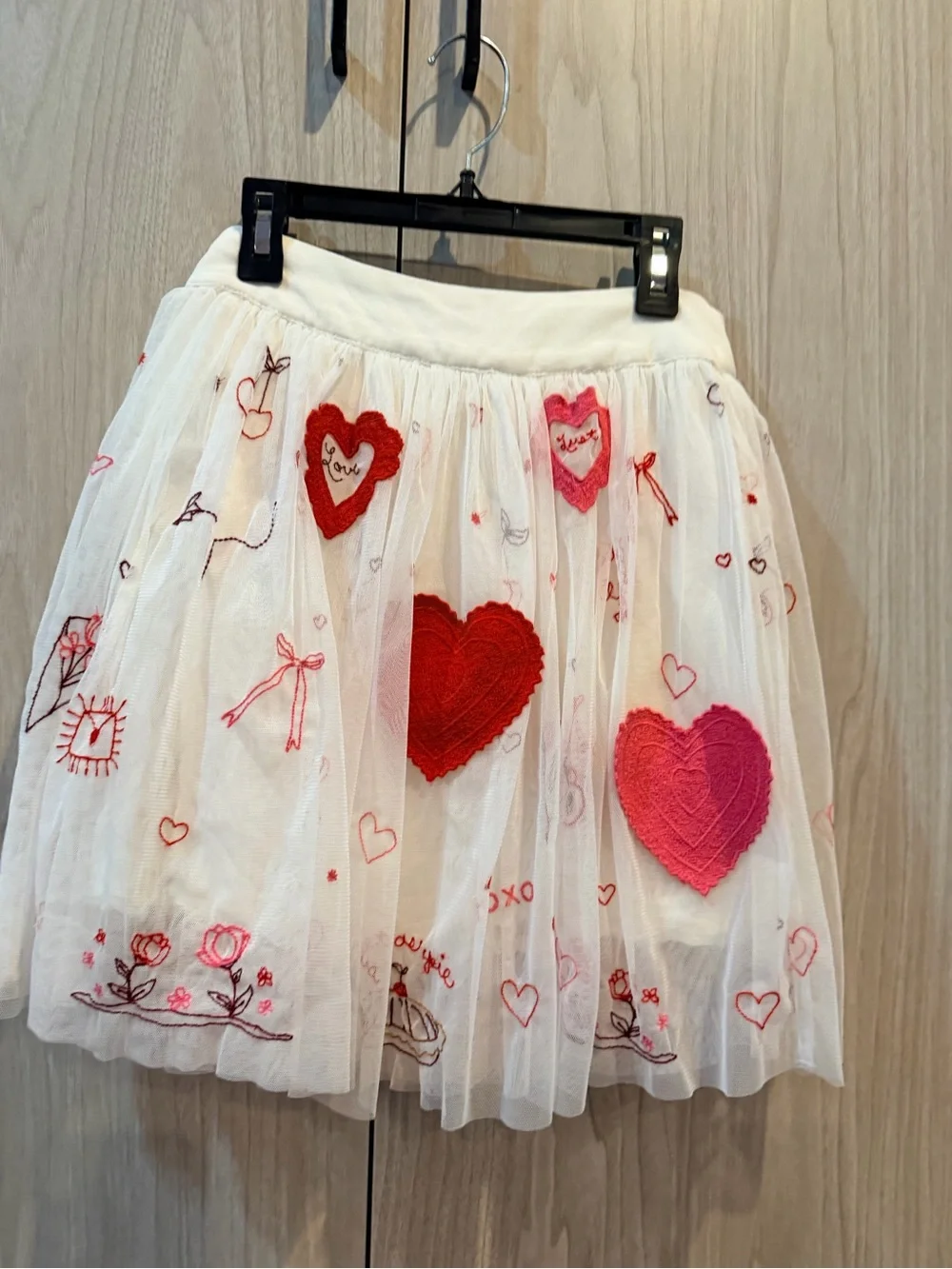 Free People white tulle